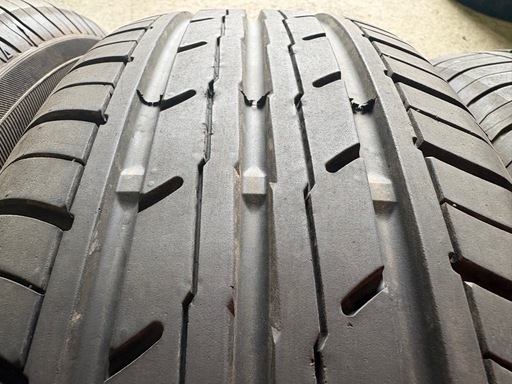 YOKOHAMA 195/65R15 4本 夏タイヤ中古 9-9.5分山 2本イボ残りあり ノアヴォクシープリウスセレナなどに