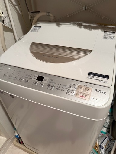 SHARP 電気洗濯乾燥機　2018年製
