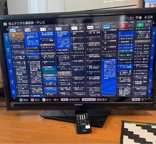 SONY製の46インチ液晶テレビ、KDL-46F5