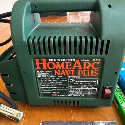 SUZUKID HOME ARC NAVI PLUS SKH-41NP 溶接機セット 100V 遮光面・溶接棒付