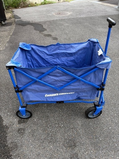 釣りロッド とブクブクとキャリーワゴン中古セット 