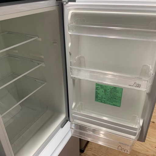 【保証あり】ヤマダセレクト ノンフロン冷凍冷蔵庫 156L 2019年製