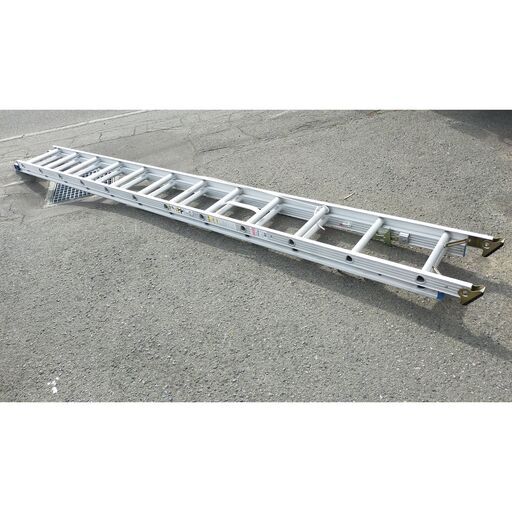 長谷川 アルミ合金製伸縮形はしごD-10 2連梯子 HC2-71 全長4160mm～7180mm はしご 二連梯子