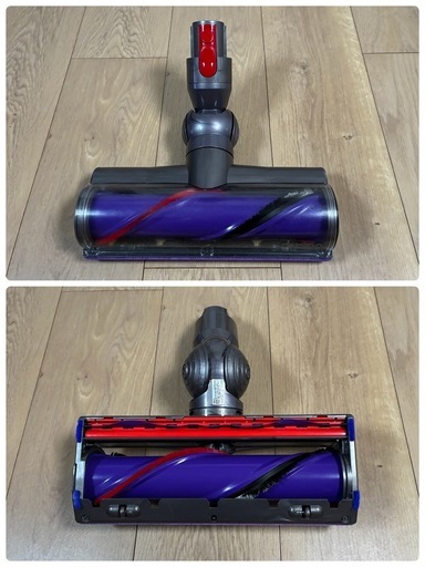 ダイソン⑧V10SV12 ２タイプヘッドから選択　美品フロアドッグ収納　純正美品パイプ　補強型トリガー装着　純正交換用フィルター付