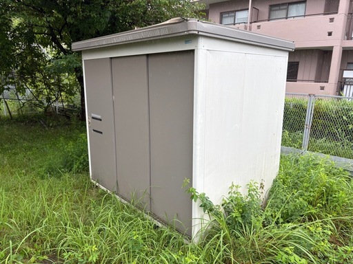 物置　倉庫　ビニトップ　鍵なし　高さ2090 横2420 奥行き1700