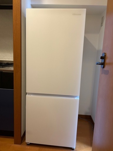 ハイセンス 冷蔵庫 幅55cm 257L 自動霜取り ガラスドア スリム 使いやすい高さ 静音 右開き 2ドア 大容量 HR-G260
