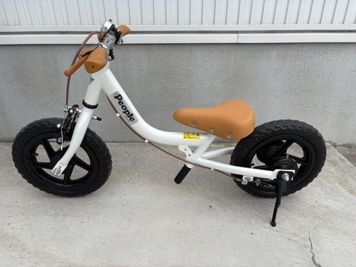 【初めての自転車に】People ケッターサイクル　12インチ　ホワイト 