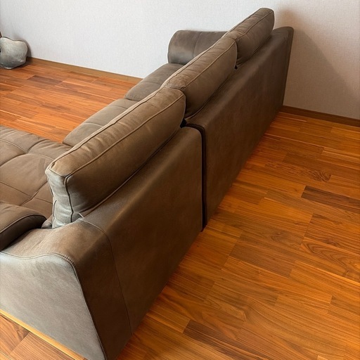 関家具　
オネスト カウチソファ 左カウチ ブラック