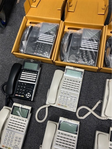 【新品3台・中古6台】NEC DTZ-24D-2D(WH/BK)TEL Aspire UX 24ボタンデジタル多機能電話機 9台セット