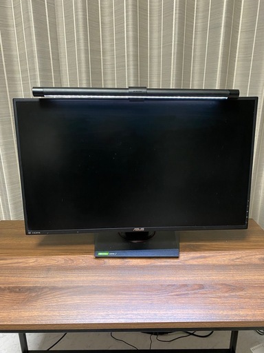ゲーミングPC・モニタ・モニタライト(GALLERIA XA7R-R37・ASUS VG278QR・ELECOM DEML01BK )