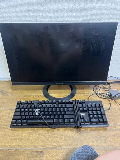 ASUS ディスプレイ モニター 本体&Key board