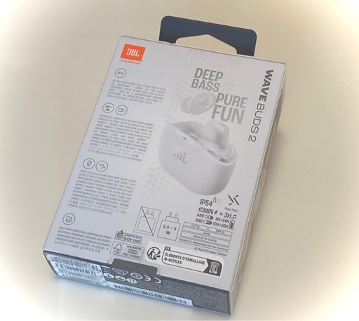 【新品未開封】ワイヤレスイヤホン JBL Wave buds2 