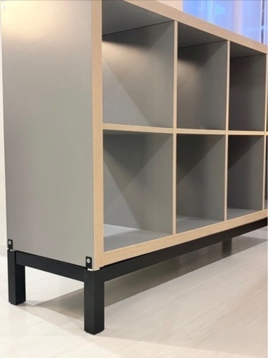 ★美品★IKEA 木製棚  グレー　
KALLAX