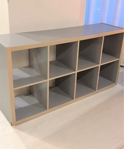 ★美品★IKEA 木製棚  グレー　
KALLAX