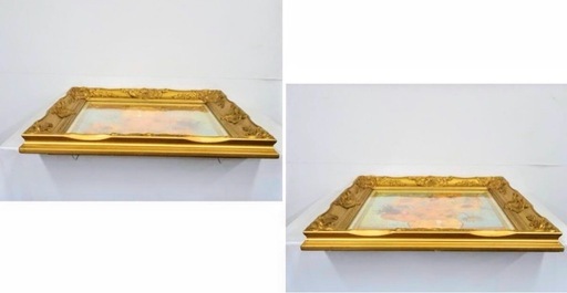 最終お値下げしました 複製画 ゴッホ ひまわり 木製 額装 65.5×73cm Vincent van Gogh インテリア 美術 世