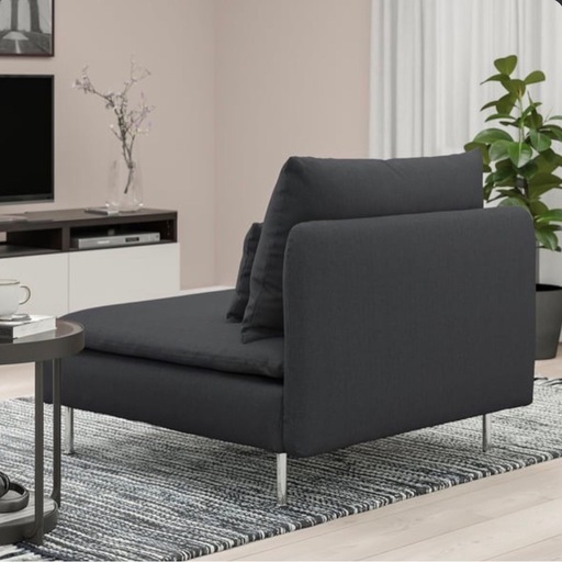 SÖDERHAMN ソーデルハムン IKEA 廃盤　カバー 1人掛け×2個　ダークグレー