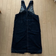 デニム　オーバーオールの画像