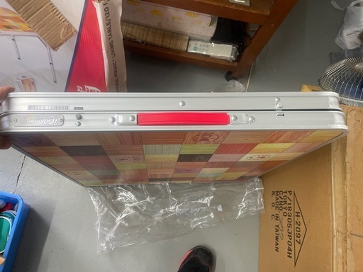 Coleman ナチュラルモザイク 120プラス 2段階高さ調整 折りたたみテーブル 元箱付き美品