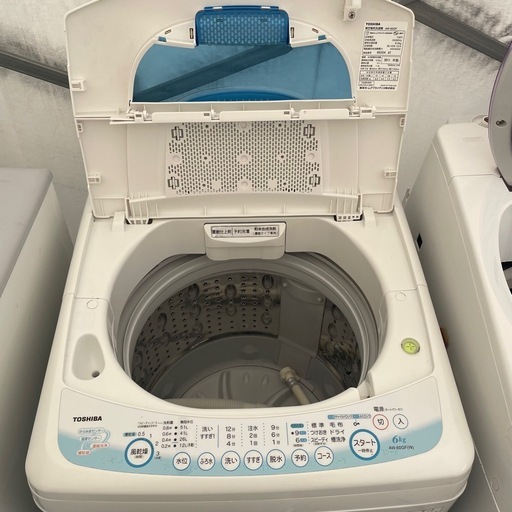 【保証あり】TOSHIBA 東芝 洗濯機 6kg 2011年製 TOSHIBA/東芝】安心の12ヶ月保証！！ 2022年製と高年式の簡易乾燥機能 