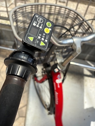 大竹〜岩国】ブリヂストン 電動アシスト自転車 アシスタ 赤（要整備 