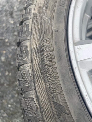 15インチ アルミホイール スタッドレスタイヤ 4本セット 185/55R15 ヨコハマ