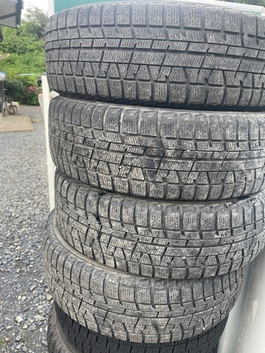 15インチ アルミホイール スタッドレスタイヤ 4本セット 185/55R15 ヨコハマ