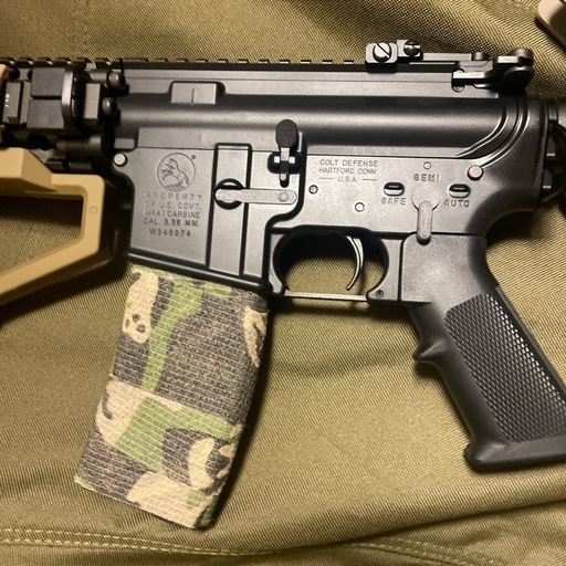 ほぼ新品 東京マルイ    MK18MOD1 ガスブローバックライフル カスタムパーツ、ガス缶 セット