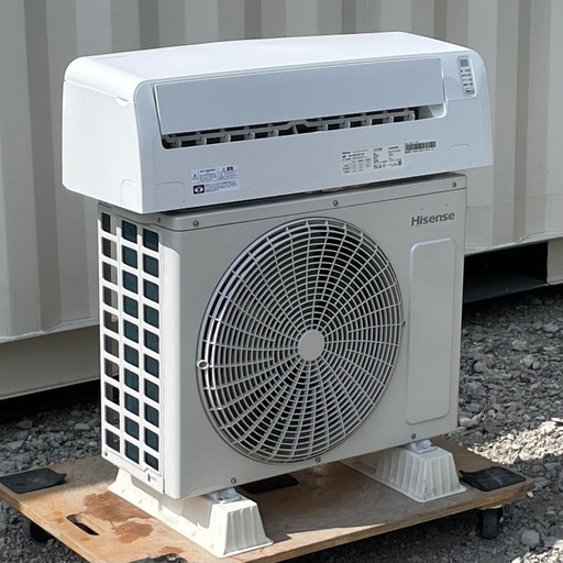 高年式 ! ◇ハイセンス 6畳用 2024年 内部クリーン 解凍洗浄 100VエアコンHA-S22GE4 洗浄済み！保証付き ! 取付
