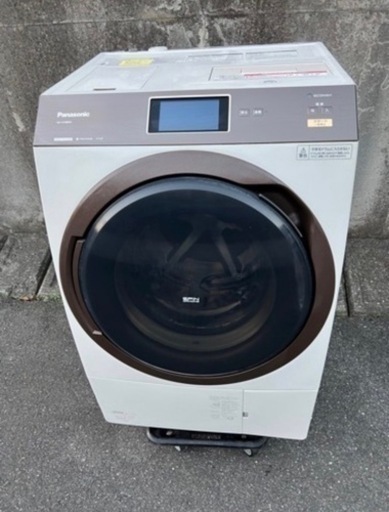 F【洗剤、柔軟剤自動投入】2017年 11kg/6kg Panasonic ドラム式洗濯機 