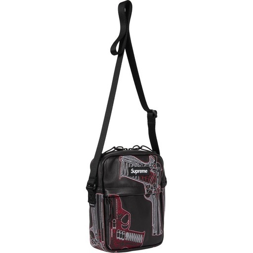 26ss Supreme Guns Embroidered Leather Shoulder Bag シュプリーム レザー ショルダー