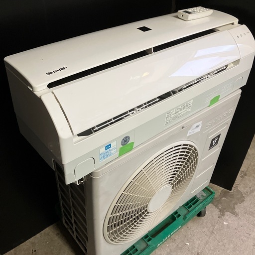 取付込、保証付、シャープ2019年2.2kw6畳