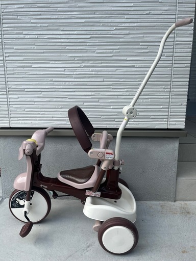 iimo 押手付き三輪車 (美咲) 塚口の三輪車の中古あげます・譲ります