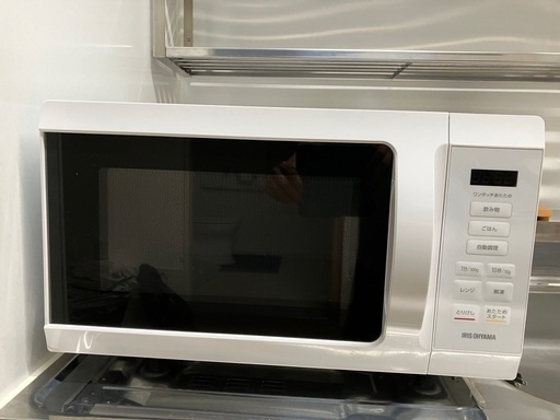 【美品】アイリスオーヤマ 電子レンジ 2024年製

