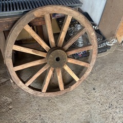 木製の車輪
