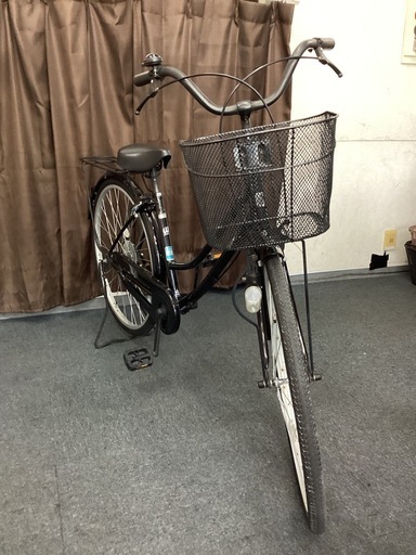 NO：77   軽快車26インチ　offiche  あさひサイクル　ブラック