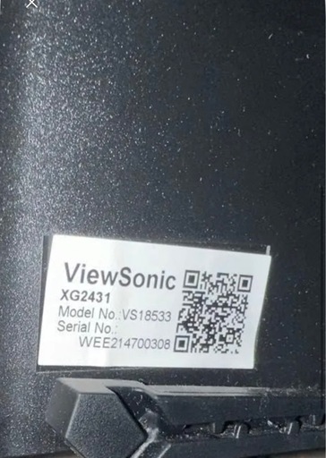 ViewSonic ジャンク ViewSonic VX2428J-7 ゲーミングモニター ジャンク - メルカリ