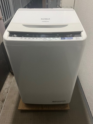 美品　2018年式  　8kg   HITACHI  　洗濯機　ビートウォッシュ　BW-V80BE5
