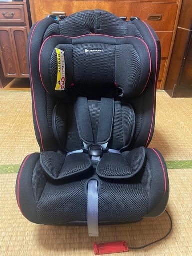 美品 LEAMAN チャイルドシート カイナ 1029A ジュニアシート 赤 LEAMAN リーマン カイナ 1029A　チャイルド＆ジュニアシート 