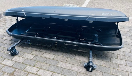 INNO イノー ルーフボックス55 BRQ55 ブラック 300L 鍵付き