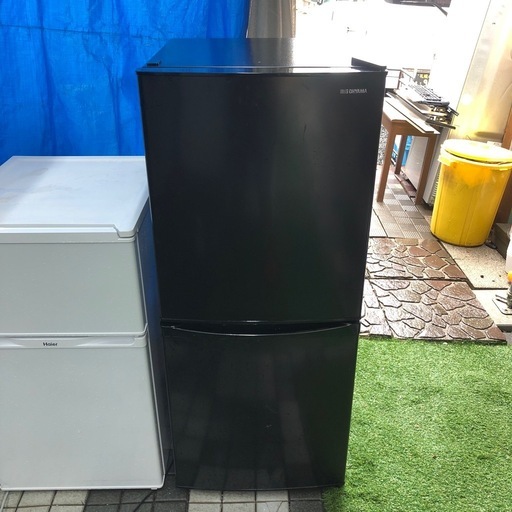 2020年製アイリスオーヤマノンフロン冷凍冷蔵庫142L IRSD-14A-B RZ 