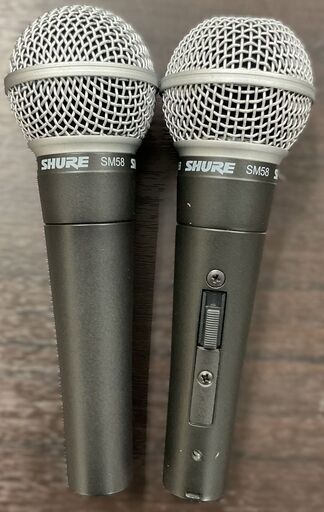 SHURE マイク SM58 2本セット販売 通電確認済