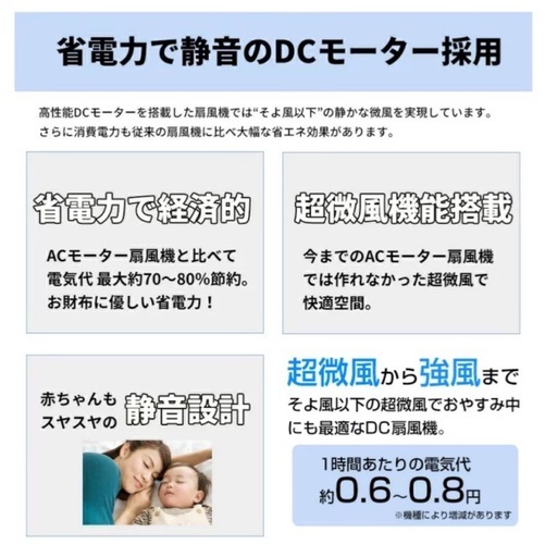 【未使用】スリムなタワー型（縦型）扇風機♡