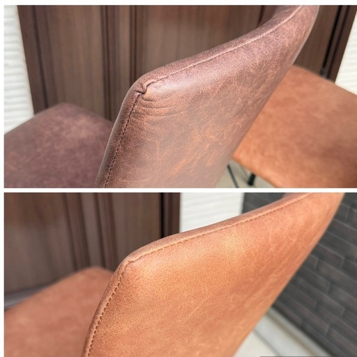 クラッシュゲート　ダイニングチェア　2脚　関家具