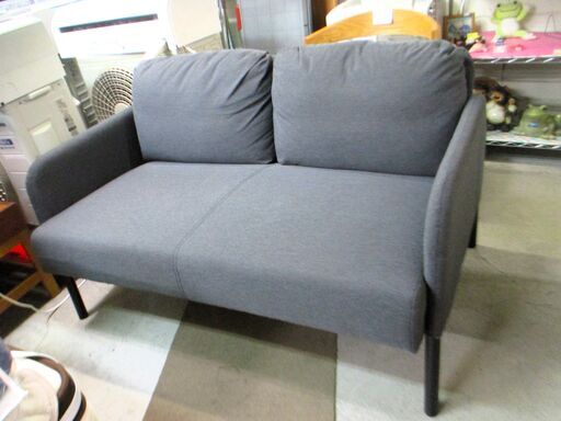 IKEA イケア 布製ソファー ベッド 2人掛け用 ソファ アームソファー 幅121㎝×奥行78cm×高さ68cm 配送可