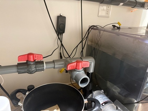オーバーフロー什器　水槽
