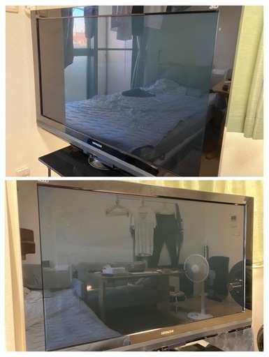 ＜譲渡済み＞【録画HDD内蔵】日立 Wooo 42型プラズマテレビ（P42-GP08）リモコン・B-CASカード付き 在庫限り】42V型 地上・BS・110度CSチューナー内蔵 フルハイビジョン 