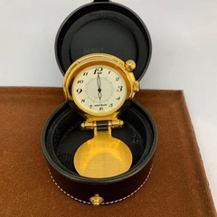 MONTBLANC 置時計 トラベルクロック ゴールドカラー未稼働品 (Mirai 