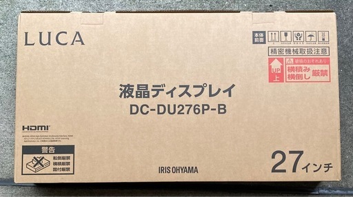 アイリスオーヤマ 27インチ 4K モニター 液晶ディスプレイ 画面調整機能