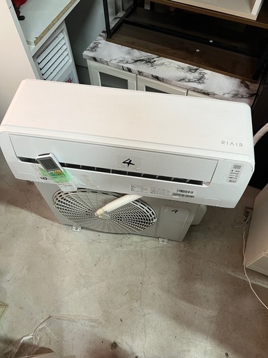 取り付け工事込み金額 RIAIR YHA-S22N ヤマダオリジナル リエア エアコン 2023年モデル 主に6畳用 ホワイトYHAS