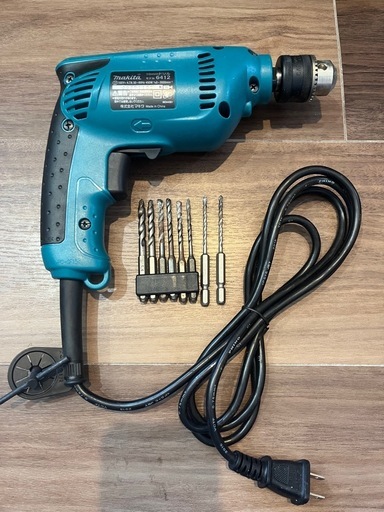 マキタ(Makita) 無段変速ドリル 鉄工10mm 木工25mm 6412 (金属・金工)